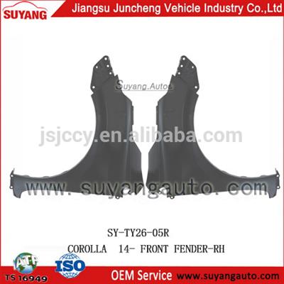 Auto parts Front Fender for Toyota Corolla 2014 Car Accessories