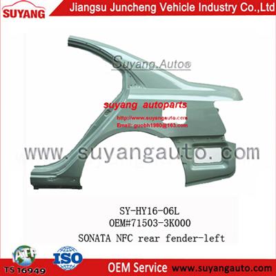 High Quality Steel Rear Fender For Hyundai Sonata NFC Genuine Car Spear Parts