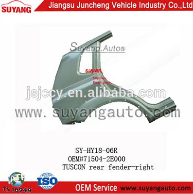 High Quality Steel Rear Fender Right For Auto Parts Hyundai Tuscon Accessories