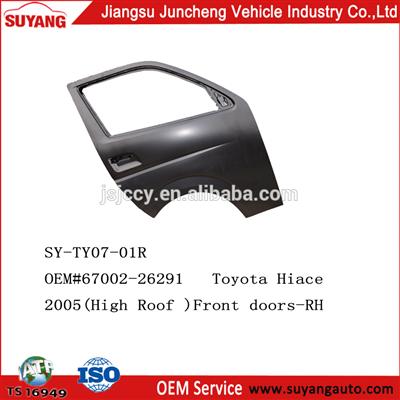 High quality Steel Front Door For Toyota Hiace Body Parts