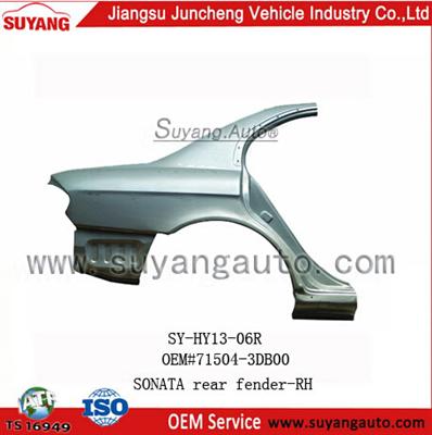 High Quality Steel Rear Fender RH For Hyundai Sonata Spare Parts Accessories