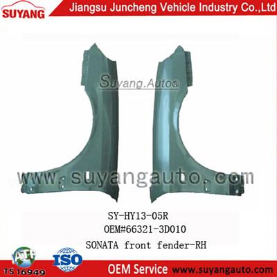 High Quality Steel Front Fender RH Used Hyundai Sonata Car Parts