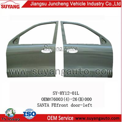 High Quality Steel Front Door Left For Hyundai Santafe Auto Parts