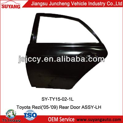 Suyang TOYOTA Rezi (2005-2009) Car Body Part Rear Door