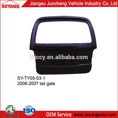 Steel Hiace Tailgate Auto Parts Toyota Car Spare Parts