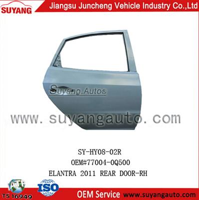 High Quality Steel Rear Door For Hyundai Elantra Genuine Spear Parts