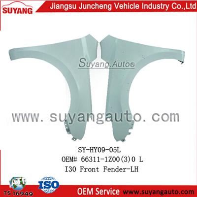 High Quality Steel Front Fender For Korea Used Hyundai i30 Cars