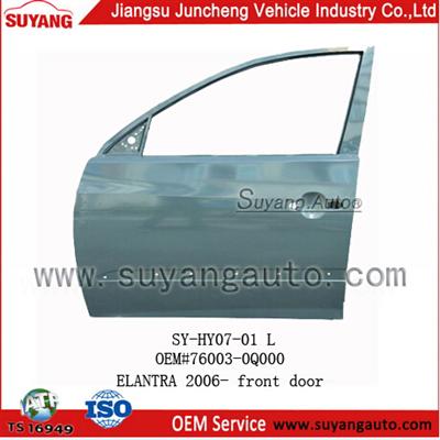 High Quality Steel Front Door For Accessories Hyundai Elantra Genuine Spare Parts