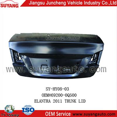 High Quality Steel Trunk Lid For Car Parts Hyundai Elantra Genuine Spare Parts