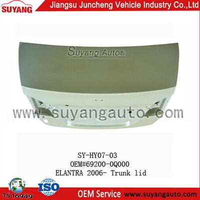 High Quality Steel Trunk Lid For Car Parts Hyundai Elantra Genuine Spare Parts