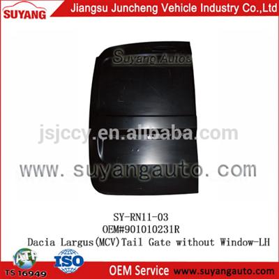 New DACIA LARGUS metal tail door auto body parts names