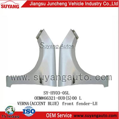 High Quality Steel Front Fender For Hyundai Verna Car Parts Accessories