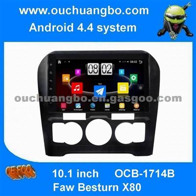 Ouchuangbo Car Gps Stereo Android 4.4 For Faw Besturn X80 With Video 3g Wifi Bluetooth Big Screen Steering Wheel Control