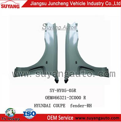 High Quality Steel Front Fender Accessories For Hyundai Genesis Coupe