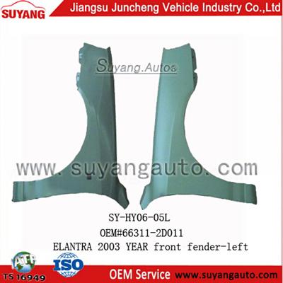 High Quality Steel Front Fender Car Auto Parts For Hyundai Elantra