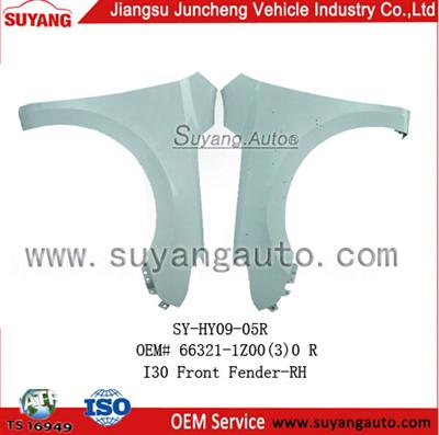 High Quality Steel Front Fender For Hyundai I30 Parts