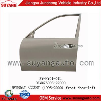 High Quality Steel Front Door For Hyundai Accent Car Door Parts