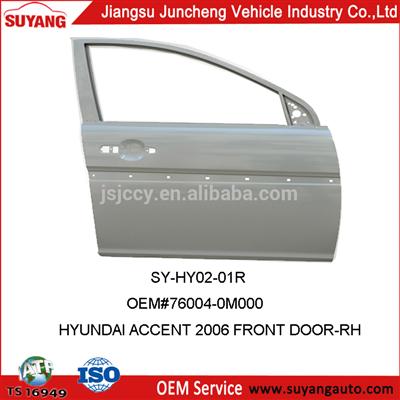 HYUNDAI ACCENT 2006 front door auto body parts taiwan auto body parts aftermarket auto body parts