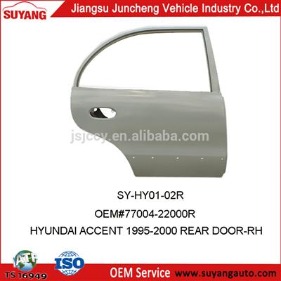 Hot Sale Steel Body Parts Rear Door For HYUNDAI ACCENT 1995-2000