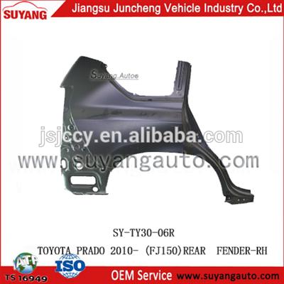 High Quality Steel Rear Fender RH For Toyota Prado Fender Parts