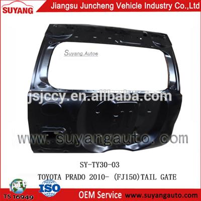 High Quality Steel Tail Gate Used For Cars Toyota Prado 2010 Diesel