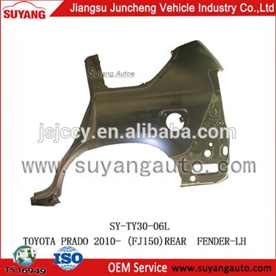 High Quality Steel Rear Fender LH For Toyota Prado Fender Dubai