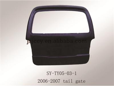 High Quality Steel Tail Gate For Toyota Hiace Bus Back Door Parts