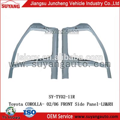 High Quality Steel Front Side Panel For Toyota Corolla Spare Parts Dubai