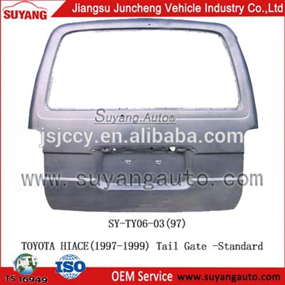 High Quality Steel Tail Gate Standard For Toyota Hiace Body Parts Kits