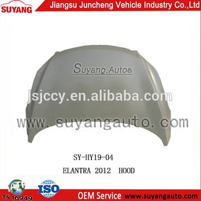 High Quality Steel Hood For Auto Parts Hyundai Elantra 2012