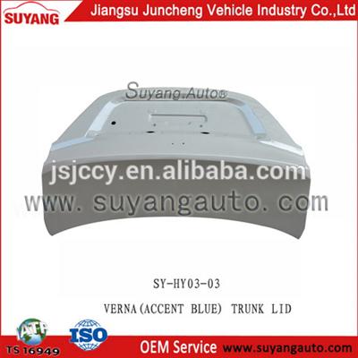 High Quality Steel Trunk Lid For Hyundai Solaris/Verna/Accent Blue