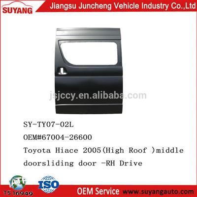 JUNCHENG GOOD PRICE CAR DOOR TOYOTA HIACE 2005- REAR DOOR