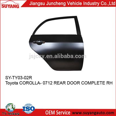 SUYANG HOT SELLING CAR DOOR TOYOTA COROLLA 07-12 REAR DOOR