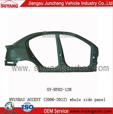 High Quality Steel Whole Side Panel For Hyundai Accent Genuine Spear Auto Parts