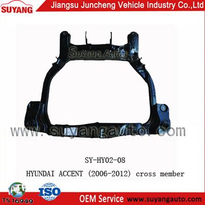 High Quality Steel Cross Member For Auto Spear Parts Hyundai Accent