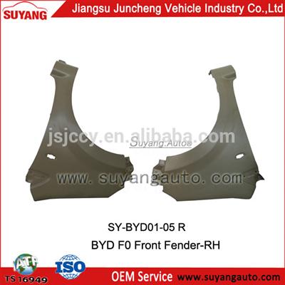 Front Fender for BYD F0 Car Auto Spare Parts