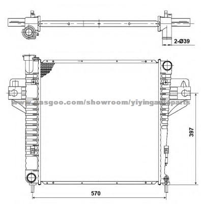 Radiator For JEEP ED1 52080123AC