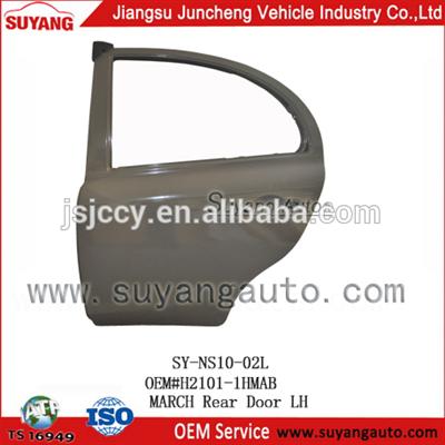 High Quality Steel Back Door For March Body Parts