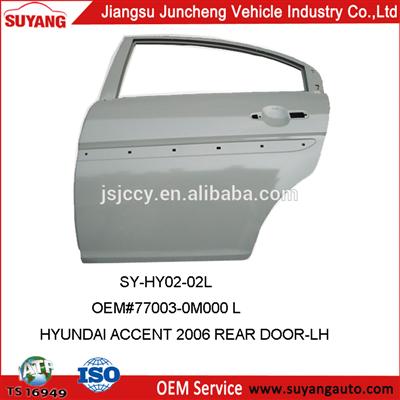 hyundai accent car body kits rear door