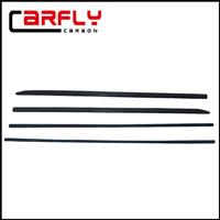 Carbon fiber door plate trims for Porsche Cayenne958