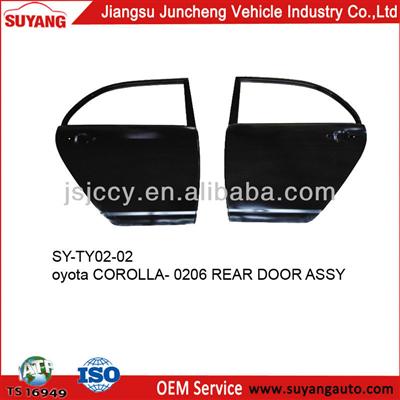 CAR IRON PARTS TOYOTA COROLLA 02-06 REAR DOOR