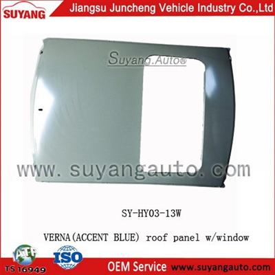 Roof Panel W/Window FOR HYUNDAI VERNA(ACCENT BLUE)