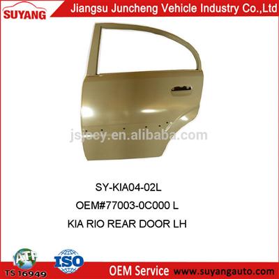 RIO REAR DOOR PANEL JUNCHENG VEHICLE IRON SPARE PARTS REPLACEMENT