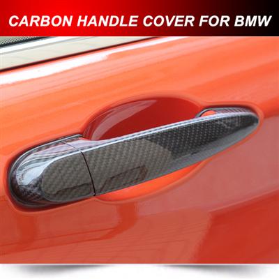 E90 E91 Carbon Fiber Door Handle Cover Fit For BMW 3-Series Sedan/Wagon 06-11 (Fits: BMW)