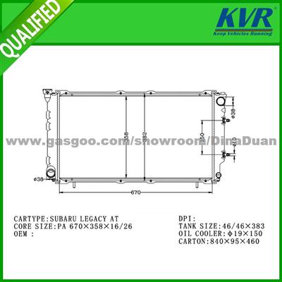 High Performance Good Quality Aluminum Auto Radiator Pa66-Gf30