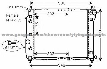 Radiator For Chevrolet Aveo T250 96536524,96816482,96443478