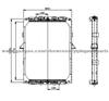 Radiator For DAF 0076449,1617342,1858768,1288560