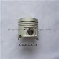 Factory Price MITSUBISHI 6D34 Aluminum Piston