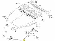 Bowden Cable 1698800259 for Mercedes W245