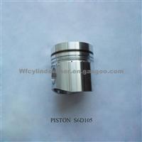 Factory Price KOMATSU S6D105 Aluminum Piston